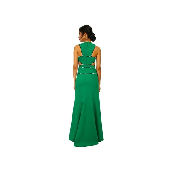 BCBGMAXAZRIA Nikkole Sleeveless Side Cutout Gown BCBGMAXAZRIA Nikkole Sleeveless Side Cutout Gown